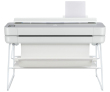 HP DesignJet Studio Steel 36-in Printer (36" or A0,4color,2400x1200dpi,1Gb,25spp(A1),USB/GigEth/Wi-Fi,stand,mediabin,rollfeed,sheetfeed,tray50(A3/A4), autocutter,GL/2,RTL,2y warr, white) - фото 1