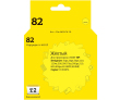 T2 C4913A Картридж №82 для HP DesignJet 500/510/800/815MFP/820MFP/CC820PS, жёлтый - фото 1