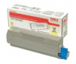 Тонер-картридж Oki C833/843 10K желтый 46443113 - фото 1