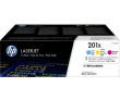 Картридж HP 201X лазерный увеличенной емкости набор 3 цвета (2300 стр) - фото 1