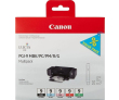 Набор картриджей CANON PGI-9 MBK/PC/PM/R/G многоцветный, 5 картриджей - фото 1