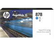Cartridge HP 878 для PageWide XL 8200, голубой, 1000 мл - фото 1