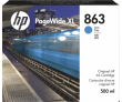 Cartridge HP 863 для PageWide XL 3920, голубой (500 мл) - фото 1