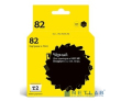T2 CH565A Картридж (IC-h565) струйный №82 для HP Designjet 111/510/510ps, черный, с чипом - фото 1