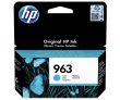 Картридж HP 963 для OfficeJet 9010/9020, голубой (700 стр.) - фото 1