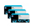 Cartridge HP 771C для DesignJet Z6200, желтый, тройная упаковка B6Y10A (3*775мл) (просрочен рекомендуемый срок годности!!) - фото 1