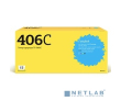 T2 CLT-C406S Картридж (TC-S406C) для Samsung CLP-365/CLX-3300/3305/Xpress C410 (1000 стр.) голубой, с чипом - фото 1