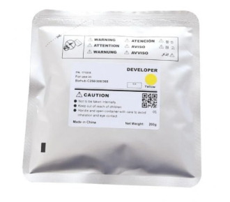 Девелопер для KONICA MINOLTA Bizhub C258/C308/C368 (CET) Yellow, 200г, 600000 стр., CET171018