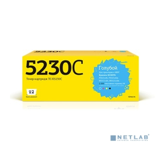 T2 TK-5230C Тонер-картридж для Kyocera ECOSYS M5521cdn/M5521cdw/P5021cdn/P5021cdw (2200 стр.) голубой, с чипом