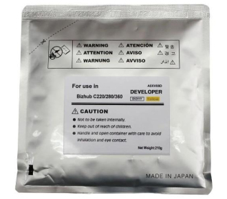Девелопер для KONICA MINOLTA Bizhub C220/C280/C360 (CET) Yellow, 210г/пак, 114000 стр., CET8435