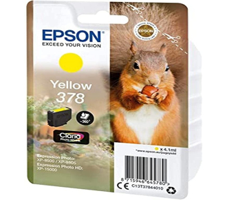 Картридж Epson Singlepack Yellow 378 Claria Photo HD Ink