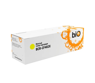 Bion CF402X Картридж HB-CF400X для HP CLJ M252/252N/252DN/252DW/277n/277DW, №201X (2'300 стр.) Желтый