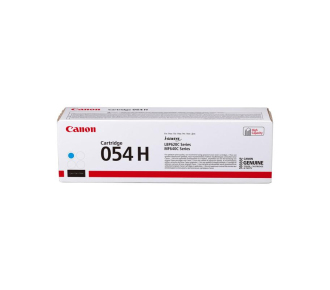 Картридж лазерный Canon 054 H C 3027C002 голубой оригинальный повышенной емкости