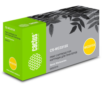 CACTUS 106R02310 Картридж (CS-WC3315X) для Xerox WorkCentre 3315/3325, 5000 страниц, чёрный
