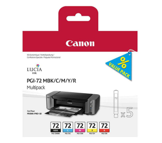 К-ж CANON PGI-72 MBK/C/M/Y/R мультипак 6402B009