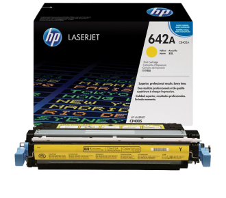 Картридж HP 642A лазерный желтый (7500 стр)