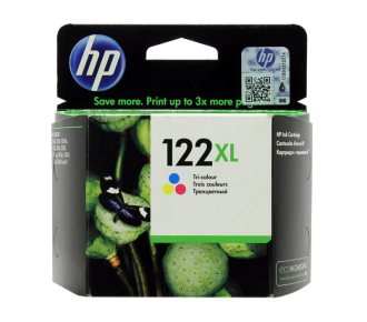 Картридж HP 122XL струйный трехцветный увеличенной емкости (330 стр)