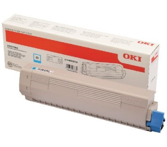 Тонер-картридж Oki C833/843 10K синий 46443115