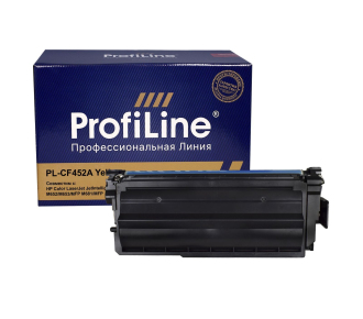 Тонер-картридж CF452A (№655A) Yellow 10500 копий ProfiLine