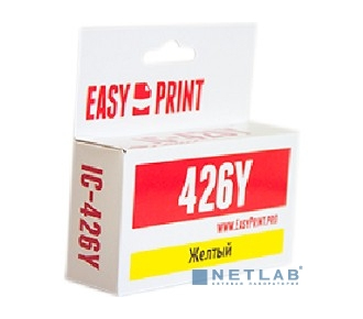 EasyPrint CLI426Y Картридж (IC-CLI426Y) для Canon PIXMA iP4840/MG5140/MG6140/MX884, желтый, с чипом