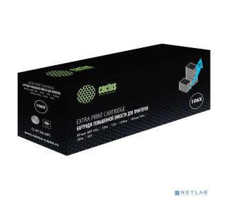 Картридж лазерный Cactus CS-W1106-MPS черный (2000стр.) для HP Laser 107a/107r/107w/135a MFP/135r MFP/135w MFP/137fnw MFP