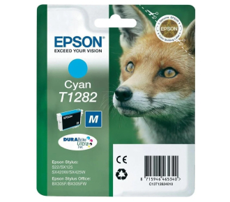 Картридж EPSON T1282 голубой для S22/SX125/SX425/BX305
