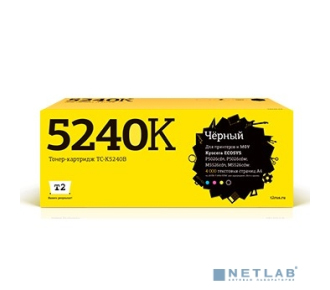 T2 TK-5240K Тонер-картридж (TC-K5240B) для Kyocera ECOSYS P5026cdn/P5026cdw/M5526cdn/M5526cdw (4000 стр.) черный, с чипом