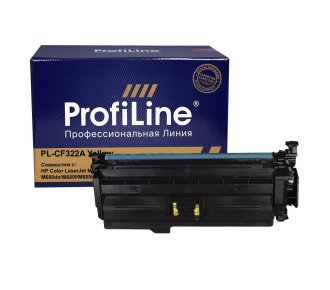 Картридж CF322A (№653A) Yellow 16500 копий ProfiLine