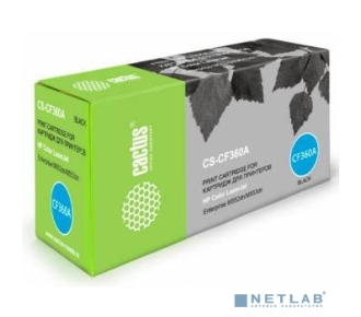 CACTUS CF360A Тонер Картридж CS-CF360A для HP CLJ M552dn/M553dn/M553N/M553x (6000стр.), черный