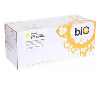 Bion CE402A Картридж для HP CLJ Color M551/M551n/M551dn/M551xh5 (6'000 стр.) Желтый