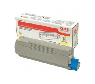 Тонер-картридж Oki C833/843 10K желтый 46443113