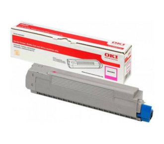 Тонер-картридж Oki C833/843 10K малиновый 46443114