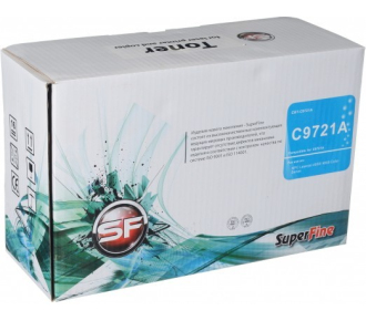Картридж совместимый HP C9721A голубой 9K SuperFine