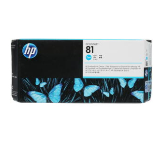 Печатающая головка HP 81 голубая (1000 стр)