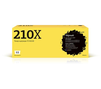 T2 CF210X Картридж (TC-H210X) для HP LJ Pro 200 M251n/MFP M276n/276nw (2400 стр.) черный, с чипом