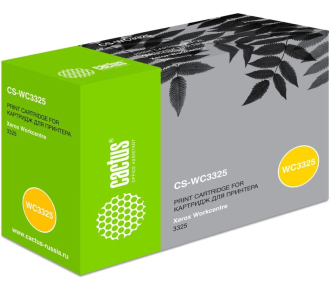 CACTUS 106R02312 Картридж CS-WC3325 для Xerox WorkCentre 3325, 11000 страниц, чёрный