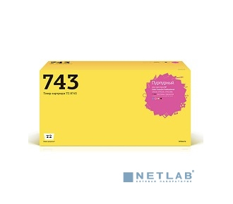 T2 CE743A Картридж (TC-H743) для HP CLJ Professional CP5225/5225n/5225dn (7000 стр.) пурпурный, с чипом, восст.
