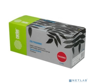 Картридж лазерный Cactus CS-TK5290C голубой (13000стр.) для Kyocera Ecosys P7240cdn