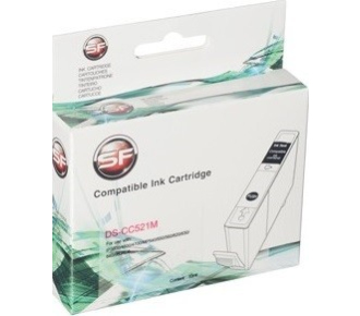 Картридж струйный совместимый Canon CLI-521M пурпурный SuperFine