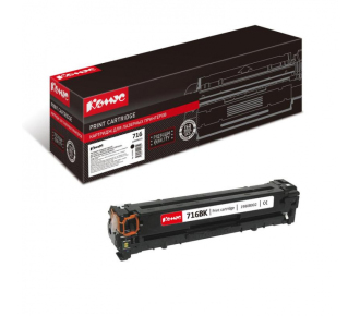 Картридж лазерный Комус 716BK 1980B002 для Canon черный совместимый