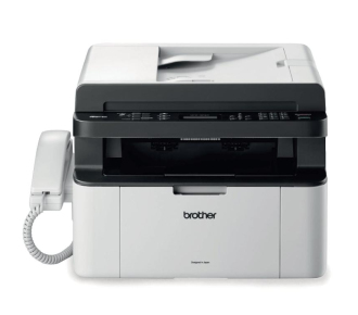Brother MFC-1815R МФУ, A4, 16Мб, 20стр/мин, GDI, факс, трубка, ADF10, USB, лоток 150л, старт.картридж 1000стр (MFC1815R1)