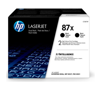 Картридж HP 87X лазерный увеличенной емкости упаковка 2 шт (2*18000 стр)