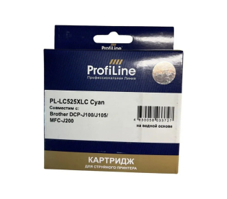 Струйный картридж LC525XLC с чернилами Cyan ProfiLine