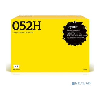 T2 Cartridge 052H Картридж TC-C052H для CANON i-SENSYS LBP212dw/214dw/215x/MF421dw/428x/426dw/429x (9200 стр.) чёрный, с чипом