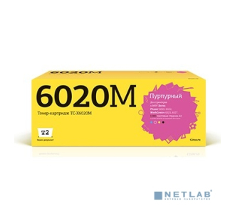 T2 106R02761 Картридж (TC-X6020M) для Xerox Phaser 6020/6022/WorkCentre 6025/6027 (1000k) Magenta