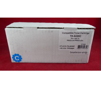 Тонер-картридж для Kyocera Ecosys P5021cdn/P5021cdw/M5521cdn/M5521cdw TK-5220C cyan 1.2K ELP Imaging®