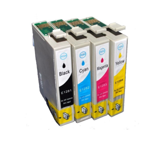 C13T12854010 для Epson E128BCMY (C13T12844011) для Stylus S22/SX125/SX130/SX230 Color PL