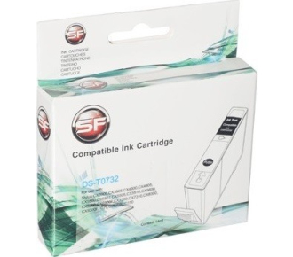 Картридж струйный совместимый Epson T0732C голубой SuperFine