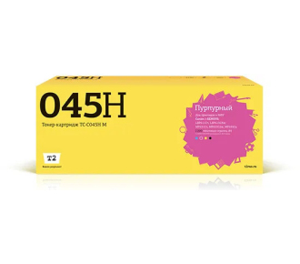 T2 Cartridge 045H M Картридж TC-C045H M для Canon i-SENSYS LBP611Cn/613Cdw/MF631Cn/633Cdw/635Cx (2200 стр.) Пурпурный, с чипом