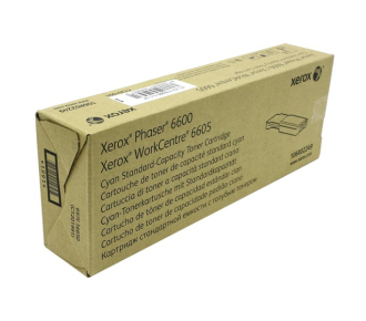 Тонер-картридж XEROX Phaser 6600/WC 6605 голубой (2K)
